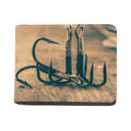 Fishing Hooks Print Bifold Wallet
