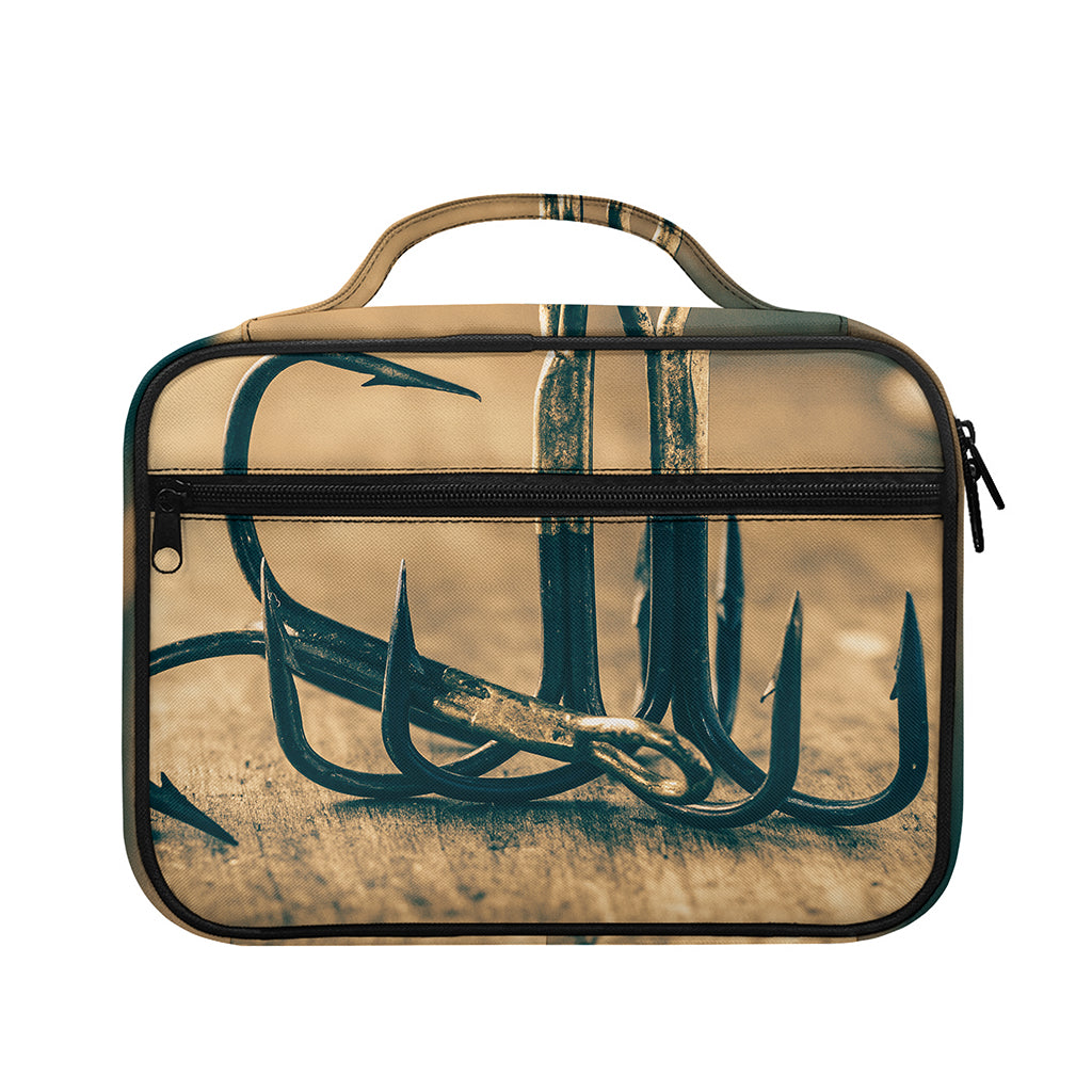 Fishing Hooks Print Briefcase Bible Bag