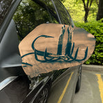 Fishing Hooks Print Car Side Mirror Covers