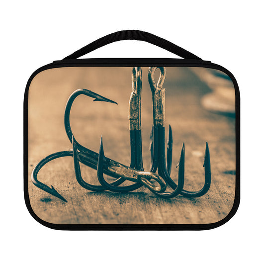 Fishing Hooks Print Classic Bible Case