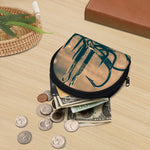 Fishing Hooks Print Coin Purse