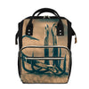 Fishing Hooks Print Diaper Bag