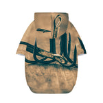 Fishing Hooks Print Dog Zip Up Hoodie
