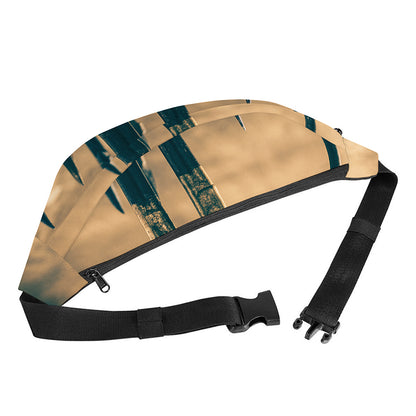 Fishing Hooks Print Fanny Pack