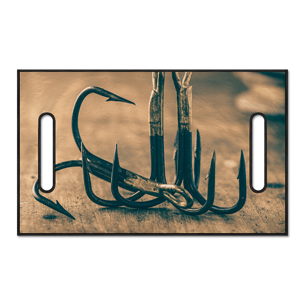 Fishing Hooks Print Golf Cart Seat Cover