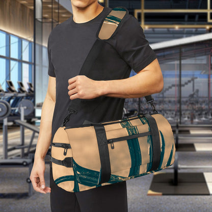 Fishing Hooks Print Gym Bag