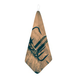 Fishing Hooks Print Hand Towel