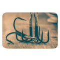 Fishing Hooks Print Indoor Door Mat