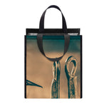 Fishing Hooks Print Insulated Lunch Tote