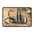 Fishing Hooks Print Kitchen Mat
