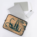 Fishing Hooks Print Laptop Sleeve