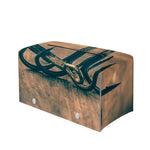 Fishing Hooks Print Leather Tissue Box Cover