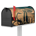 Fishing Hooks Print Mailbox Cover