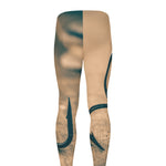 Fishing Hooks Print Men's leggings