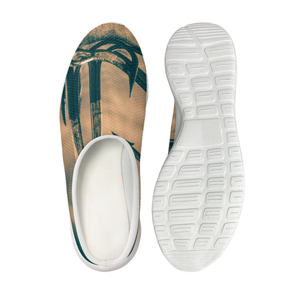 Fishing Hooks Print Mesh Casual Shoes