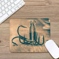 Fishing Hooks Print Mouse Pad