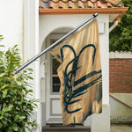Fishing Hooks Print Polyester Flag