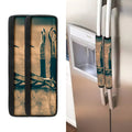 Fishing Hooks Print Refrigerator Handle Covers