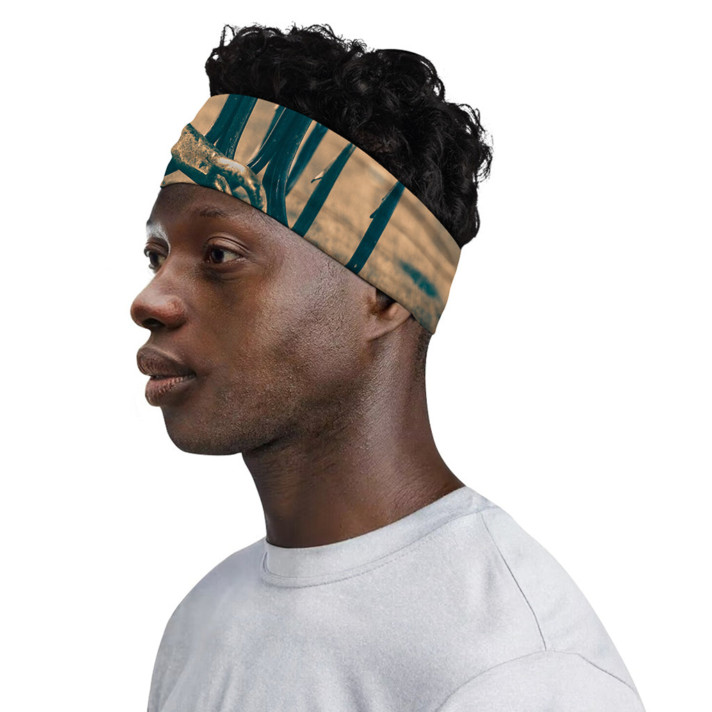 Fishing Hooks Print Sports Headband