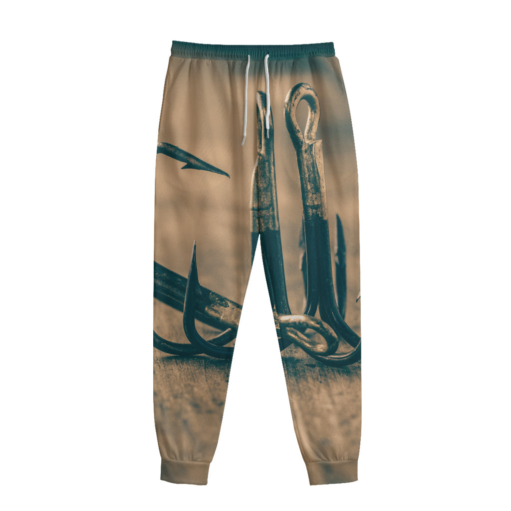 Fishing Hooks Print Sweatpants