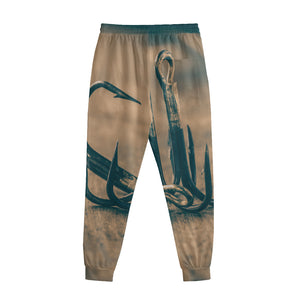 Fishing Hooks Print Sweatpants