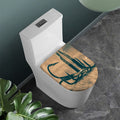 Fishing Hooks Print Toilet Lid Cover