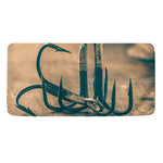 Fishing Hooks Print Towel
