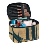 Fishing Hooks Print Travel Makeup Bag