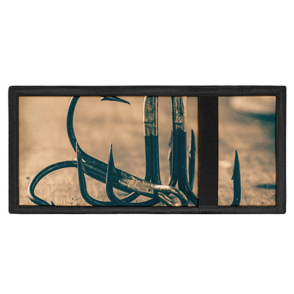 Fishing Hooks Print Trifold Wallet