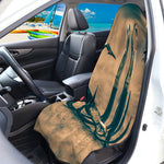 Fishing Hooks Print Waterproof Car Seat Cover