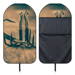 Fishing Hooks Print Waterproof Car Seat Cover