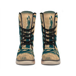 Fishing Hooks Print Winter Boots
