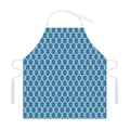 Fishing Rope Knots Pattern Print Adjustable Apron