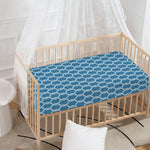Fishing Rope Knots Pattern Print Baby Crib Sheet
