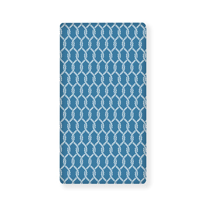 Fishing Rope Knots Pattern Print Baby Crib Sheet