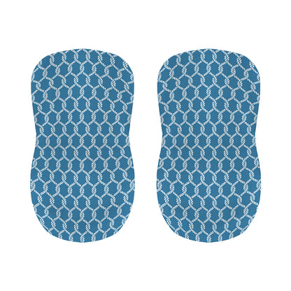Fishing Rope Knots Pattern Print Bar Stool Covers