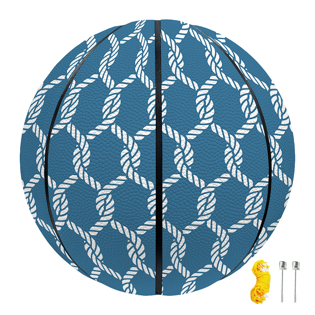 Fishing Rope Knots Pattern Print Basketball