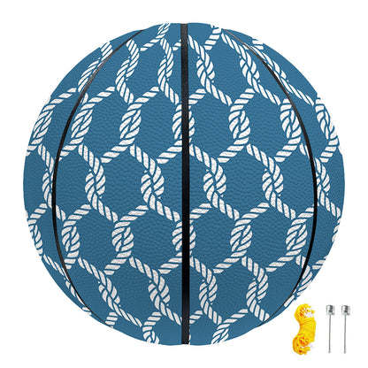 Fishing Rope Knots Pattern Print Basketball