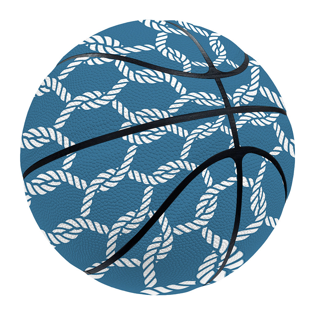 Fishing Rope Knots Pattern Print Basketball