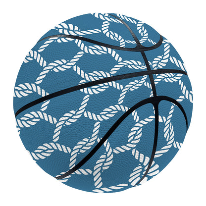 Fishing Rope Knots Pattern Print Basketball