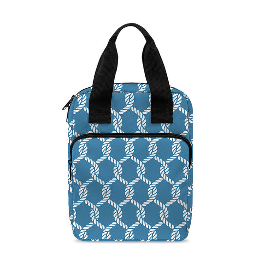 Fishing Rope Knots Pattern Print Bible Tote Bag