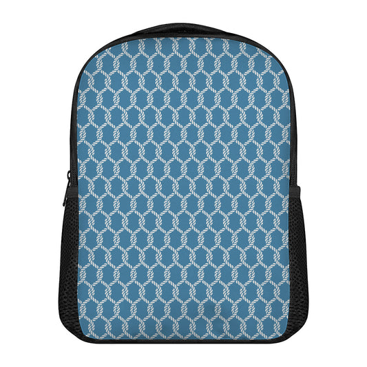 Fishing Rope Knots Pattern Print Casual Backpack