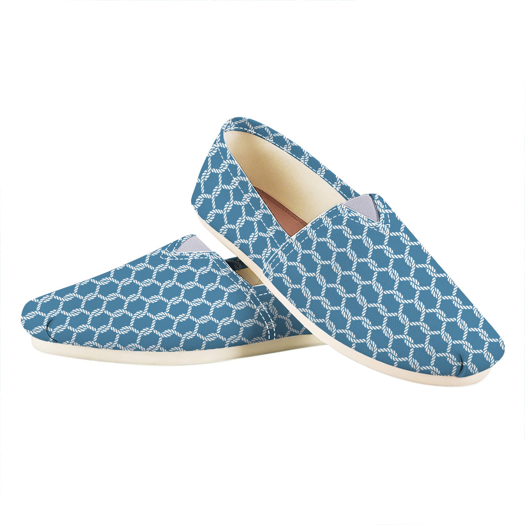 Fishing Rope Knots Pattern Print Casual Shoes