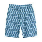 Fishing Rope Knots Pattern Print Cotton Shorts