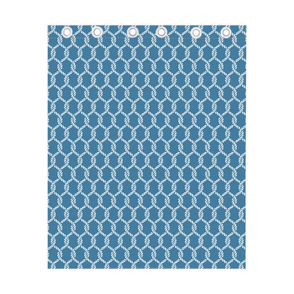 Fishing Rope Knots Pattern Print Curtain
