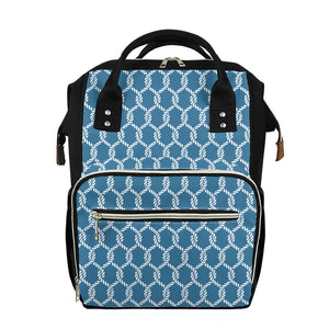 Fishing Rope Knots Pattern Print Diaper Bag