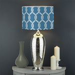 Fishing Rope Knots Pattern Print Drum Lamp Shade