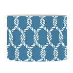 Fishing Rope Knots Pattern Print Drum Lamp Shade