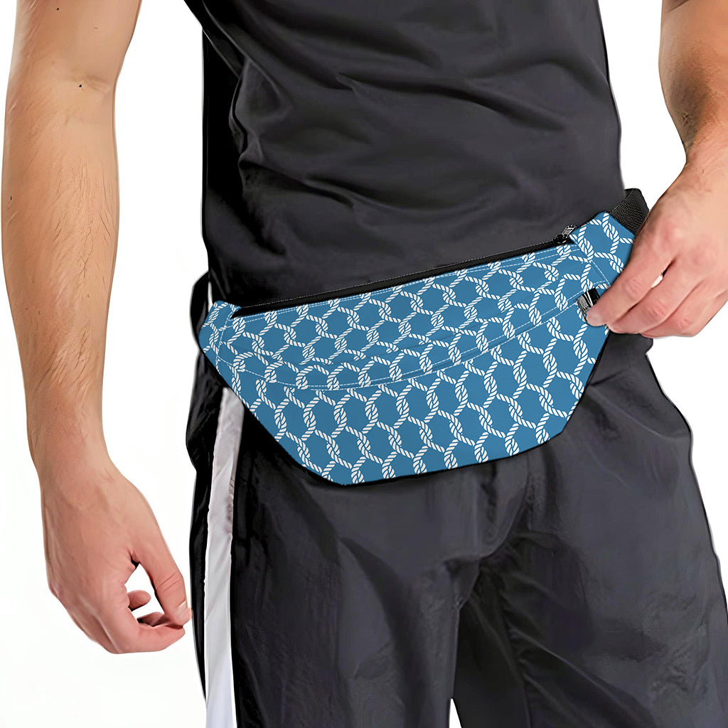 Fishing Rope Knots Pattern Print Fanny Pack