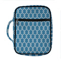 Fishing Rope Knots Pattern Print Front Pocket Bible Bag